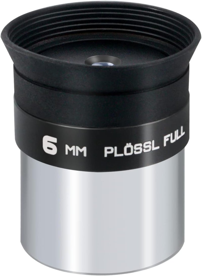 WEOOEN 6mm Telescope Eyepiece 1.25inch, 4-Element Plossl Eyepiece, Fully Coated, Metal Construction with Threads - Image 1